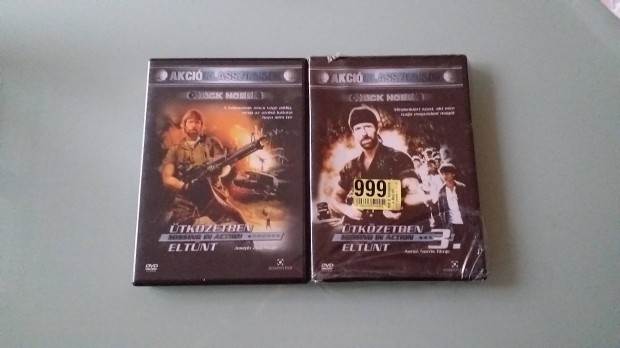 tkzetben eltnt 1 ,  3  DVD-Chuck Norris