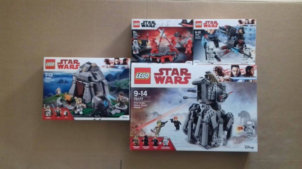 Utols Jedik Star Wars LEGO 75177 + 75197 + 75200 + 75225 Foxpost rba