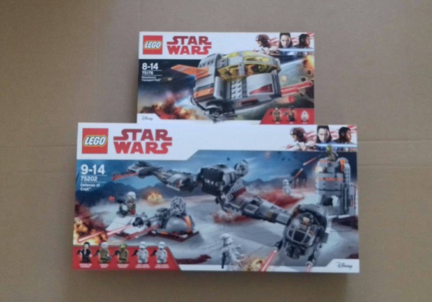 Utols Jedik bontatlan Star Wars LEGO 75176 Gondola + 75202 Fox.azrba