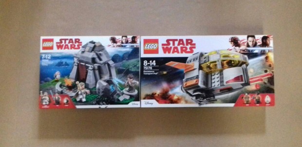 Utolsó Jedik bontatlan Star Wars LEGO 75176 + 75200 Sziget tréning utá