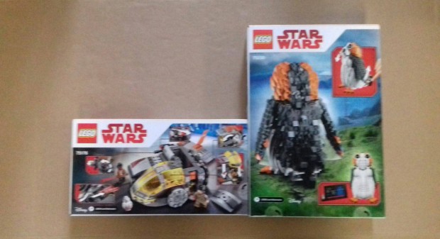 Utols Jedik bontatlan Star Wars LEGO 75176 + 75230 Porg Foxpost rban