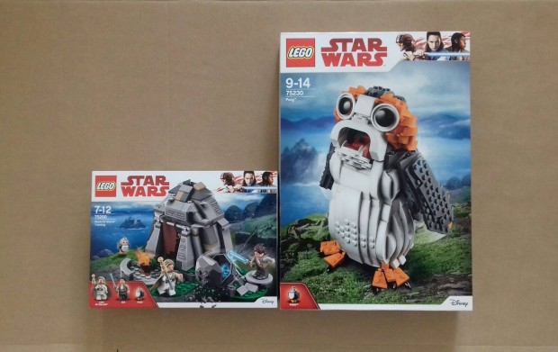Utols Jedik bontatlan Star Wars LEGO 75200 Trning + 75230 Porg Foxr