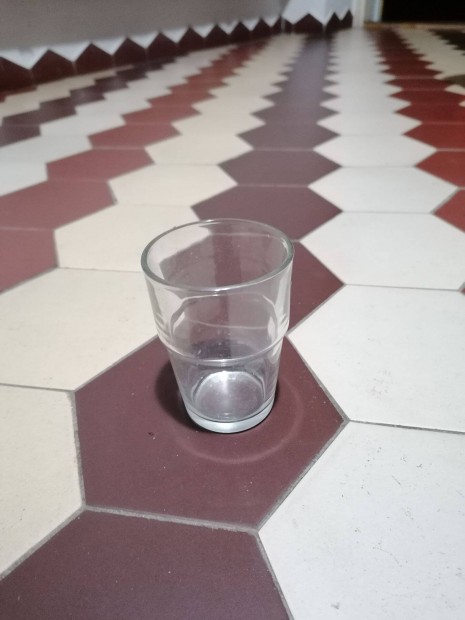 Üveg pohár 2dl (47db)