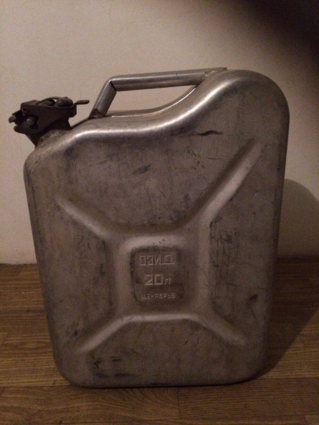 Üzemanyag fém kanna, 20 literes