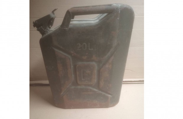 Üzemanyag kanna 20l fém 1987-es Gyere személyesen!