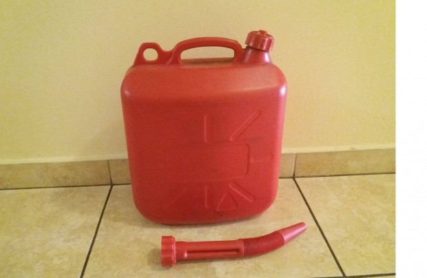 �zemanyag tart�ly 10 L benzin g�zolaj kanna ki�nt� cs�vel