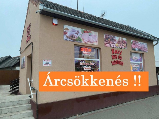 Üzleti ingatlan, teljes felszereltséggel, vagy csak ingatlanként Eladó