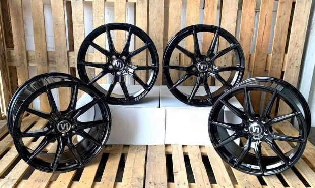 V1 Wheels 9x20 ET42 lakk fekete garnitra elad! 5x112 66,5