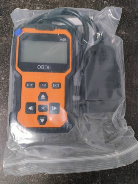 V420 OBD2 autódiagnosztika hibakód olvasó és törlő szkenner új