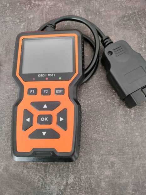 V519 OBD2 autódiagnosztika hibakód olvasó és törlő új