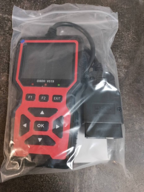 V519 OBD2 autódiagnosztika hibakód olvasó és törlő új