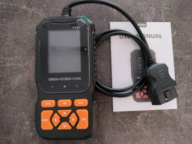 V520 OBD2 autódiagnosztika hibakód olvasó és törlő szkenner új