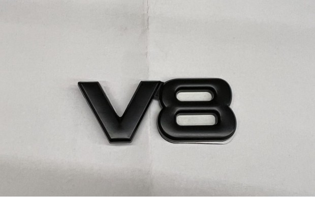 V8 felirat fekete 2db/csomag elad�
