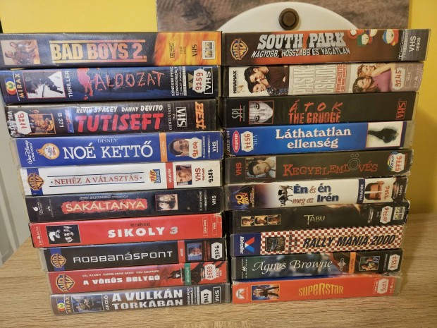 VHS Film Csomag tok, Bad Boys 2, Sakltanya stb