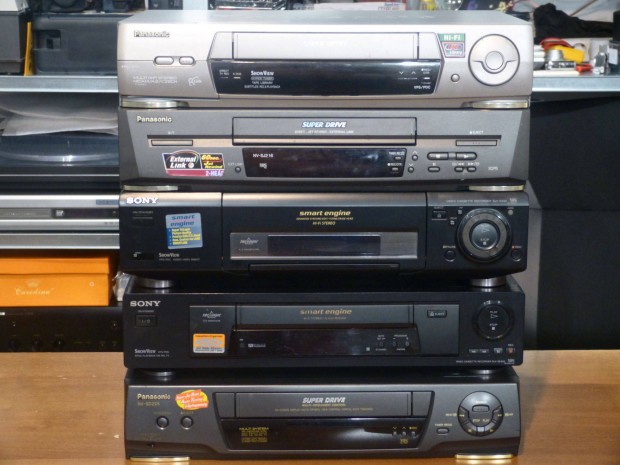 VHS Hifi Stereo Videomagnk nagy vlasztkban (20.000.- tl)