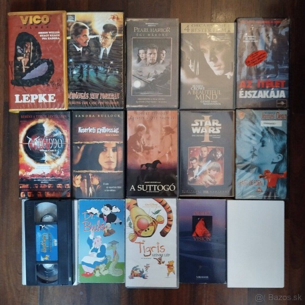 VHS Kazetta gyjtemny