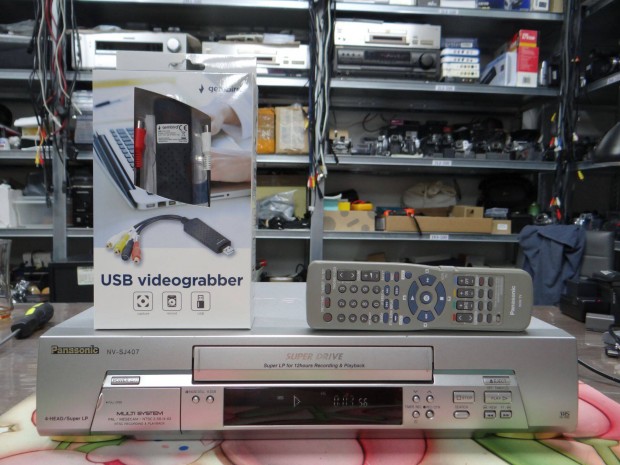 VHS Video Recorder Digitalizálóval egyben eladó!