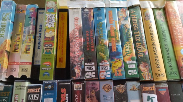 VHS Videkazettk nagy mennyisgben 1