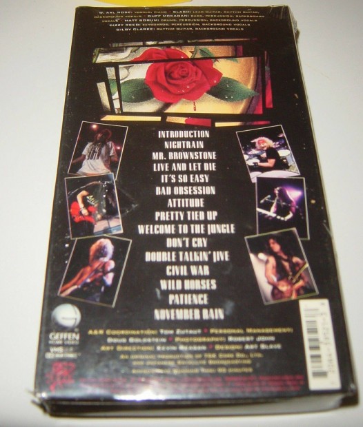 VHS - Guns N' Roses - World Tour - 1992 In Tokyo (Bontatlan)