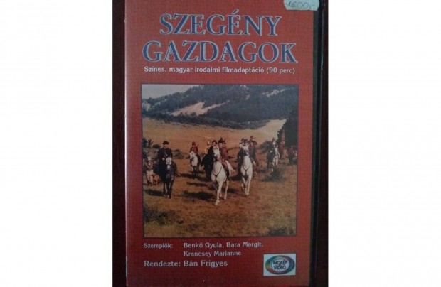 VHS kazetta Szegny Gazdagok Jkai Mr
