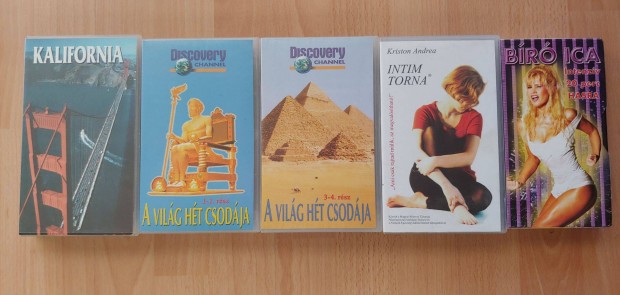 VHS kazetták kitűnő állapotban