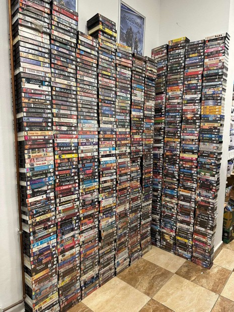 VHS kazetták nagy választékban