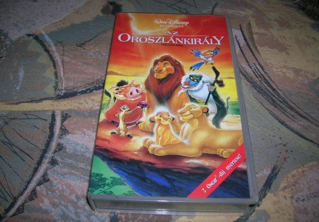 VHS mesefilmek/Asterix,Aladdin,Oroszlnkirly,A dzsungel knyve