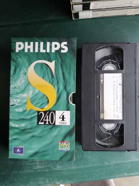 VHS video kazetta Philips 72 db HG EX S 180 195 240