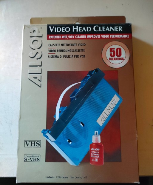 VHS video tisztt kazetta elad