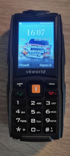 VK World New 3 IP 68 Mobiltelefon