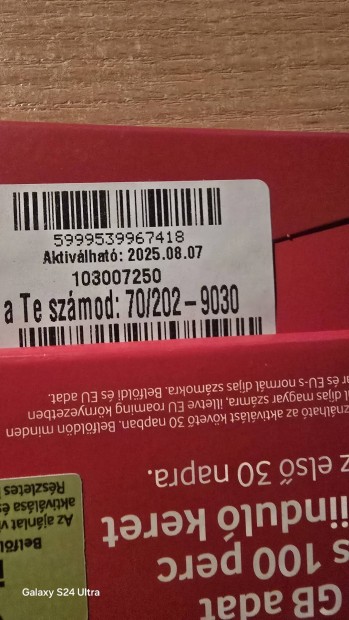 VODAFONE Kny Telefonszm 202.90.30.