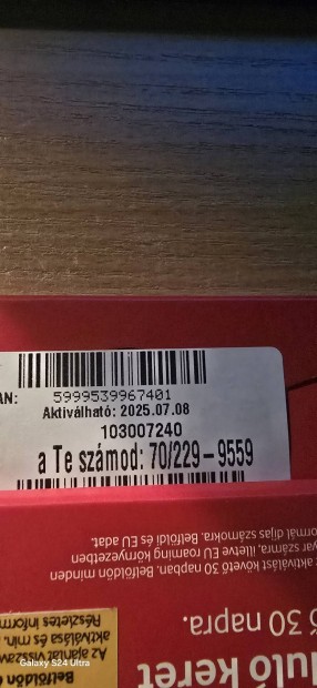 VODAFONE Kny Telefonszm 2299559