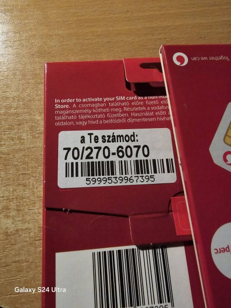 VODAFONE Kny Telefonszm 270.60.70.