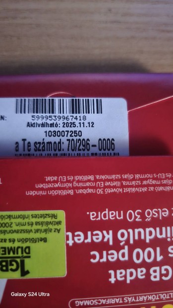 VODAFONE Kny Telefonszm 2960006