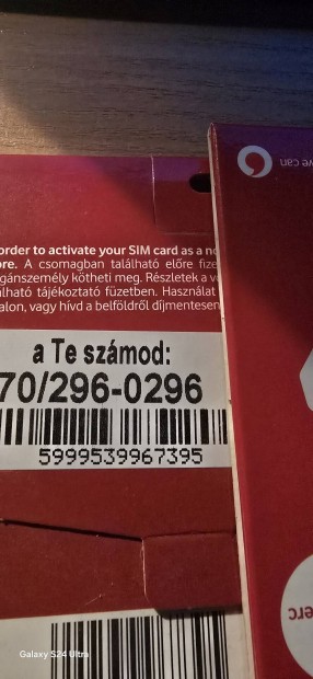 VODAFONE Kny Telefonszm 296.0.296.