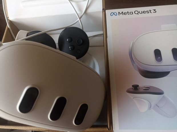 VR : Meta Quest 3 - 128GB - 2v gar - Beszmts