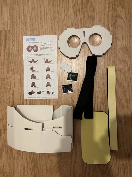 VR szemveg cardboard karton VR 3D szemveg
