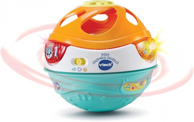 VTech Baby 3 az 1-ben Magic Music Ball - interaktv babajtk, amely