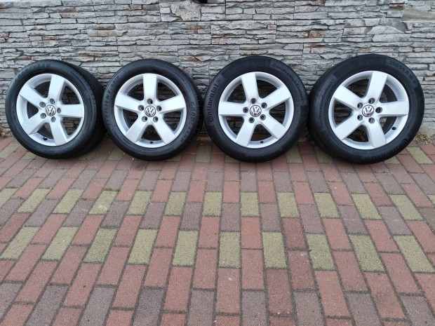 VW 5x112 16 collos alufelni nyári gumival