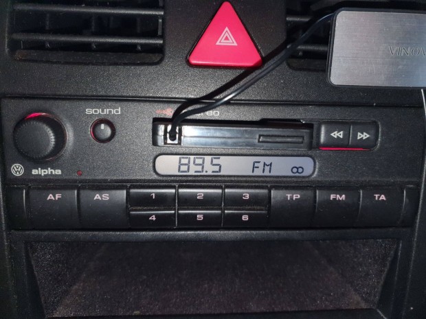 VW Alpha cc Blaupunkt gyári autó rádió magnó