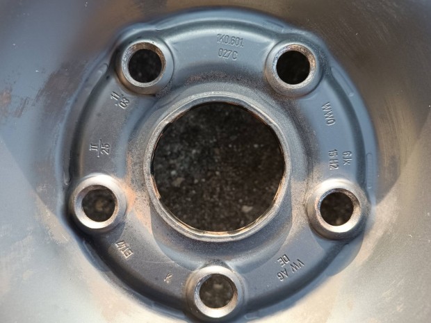VW Audi Seat Skoda 5x112 gyári lemezfelni szett 15'
