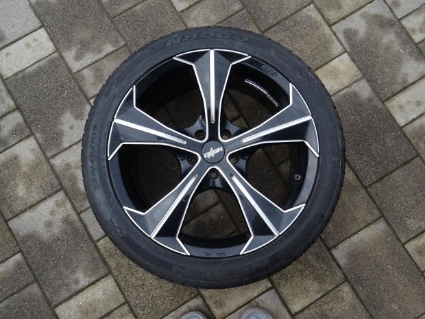 VW Audi Skoda Mercedes BMW 19" 5x112 ET35 fekete-pol�r alufelni