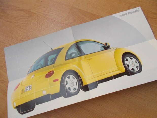 VW Beetle 1998 kihajthat prospektus poszter plakt