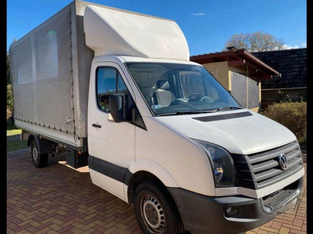 VW Crafter plat� 4,2 m + ponyva