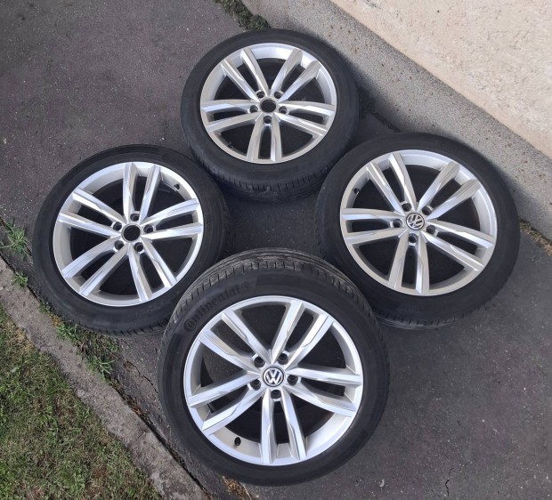 VW Dartford gyári alufelni 18" 5x112 nyári gumival