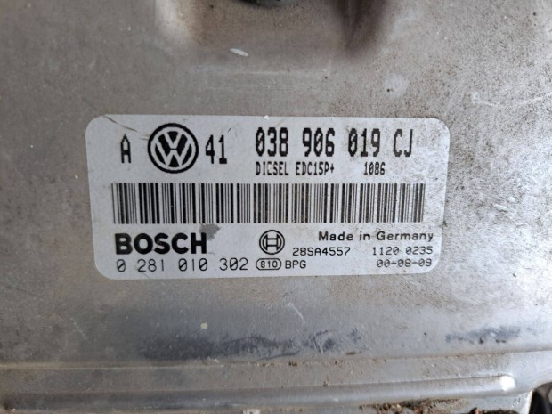 VW Golf IV, Bora 1.9 motorvezérlő 038 906 CJ