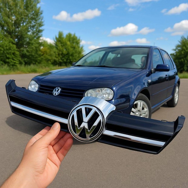 VW Golf IV. gyári hűtő díszrács embléma nélkül cikkszám: SP06055