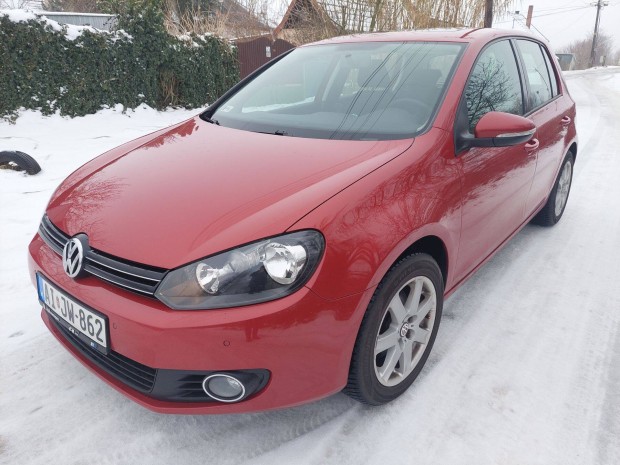 VW Golf VI piros Rabbit 1.4 Tsi kit�n� �llapotban elad�