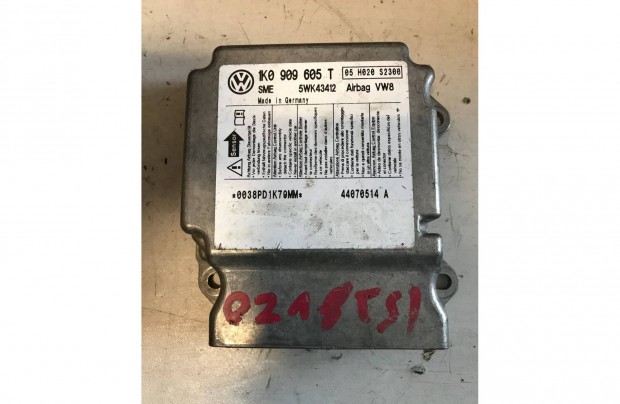 VW Golf V _ légzsákvezérlő 1K0 909 605 T