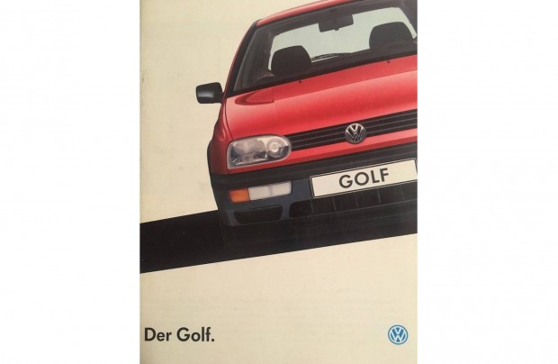 VW Golf '93 prospektus